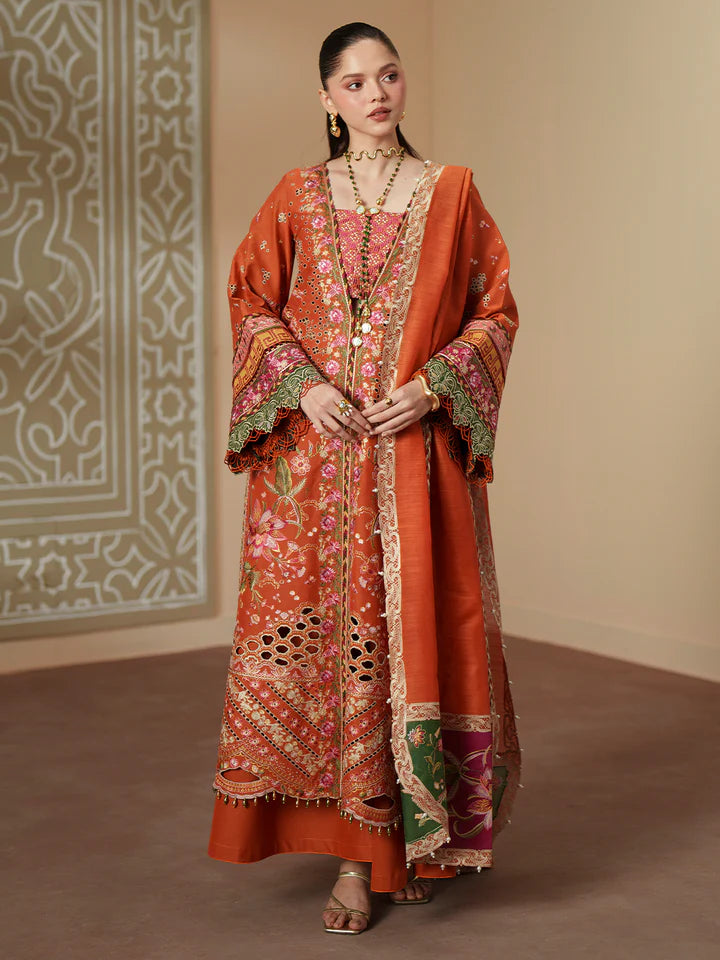 D-116-A| 3 PC Luxury Lawn