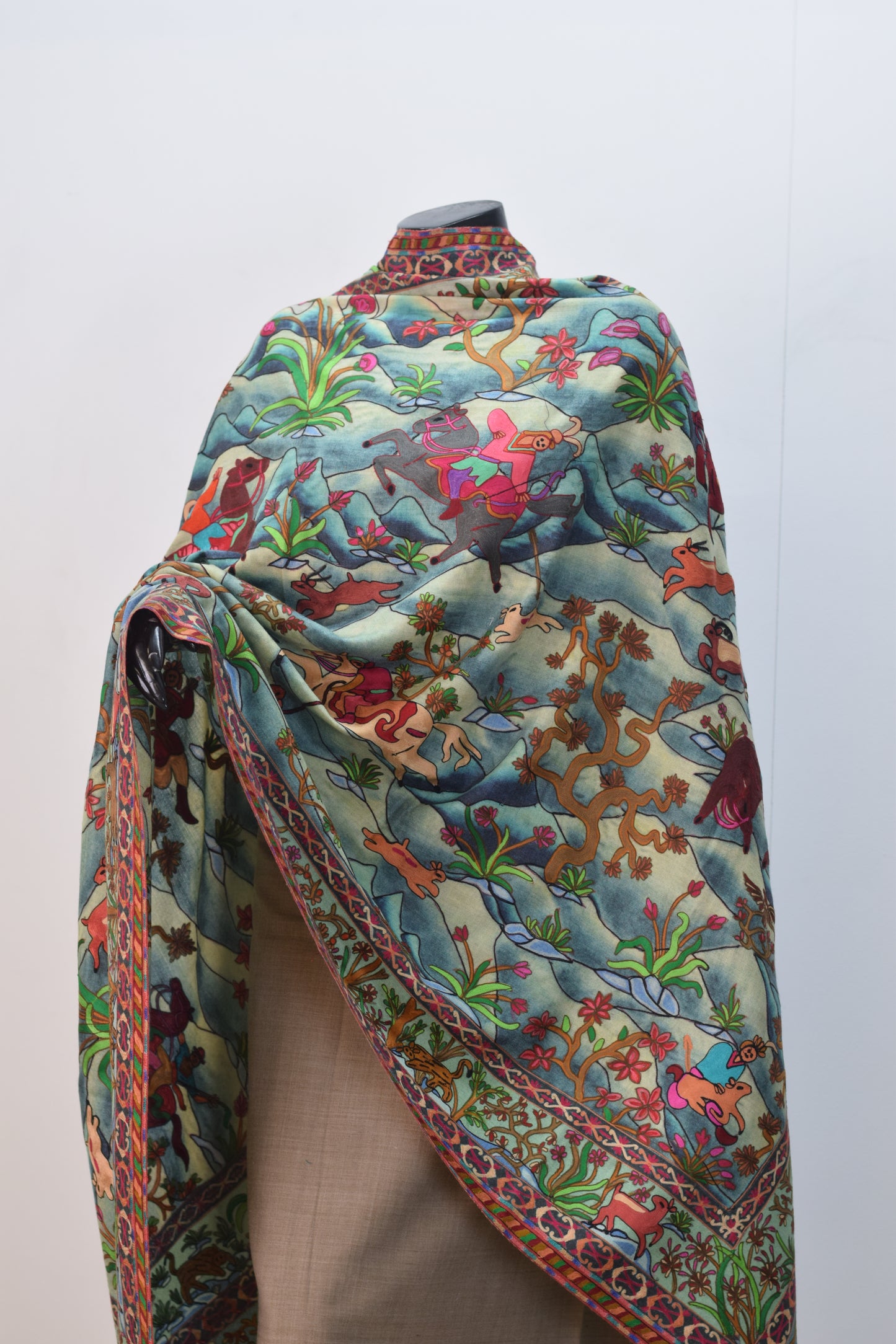 Kashmiri Pashmina Aar tanka