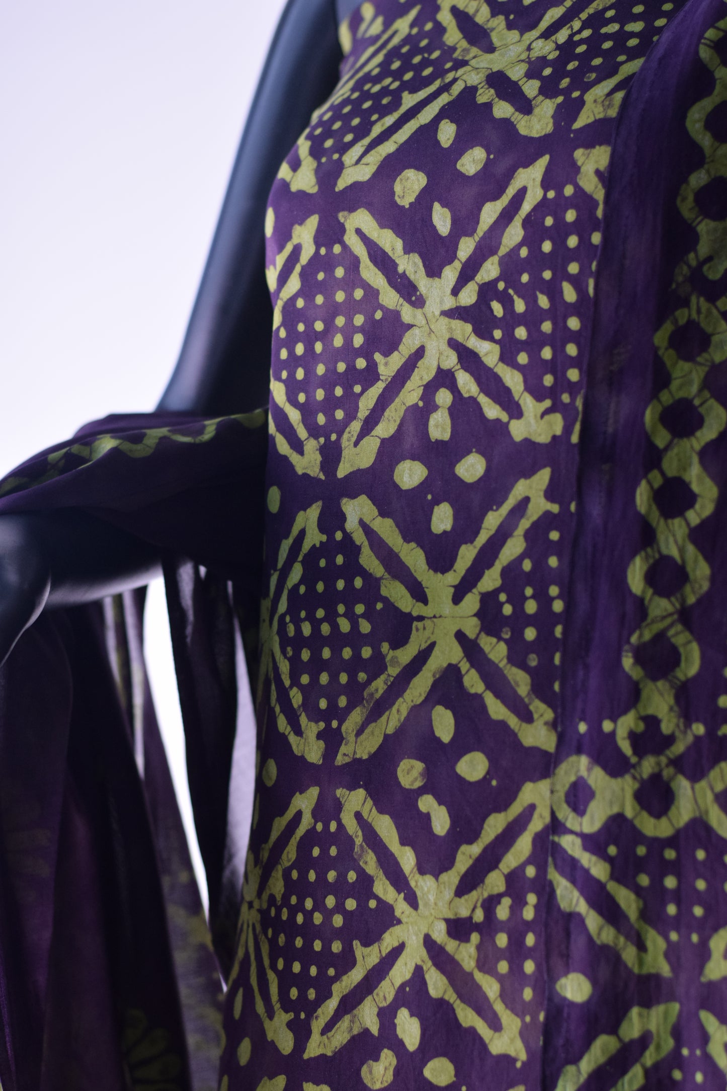 Swiss Batiq Printed 3-Piece Suit