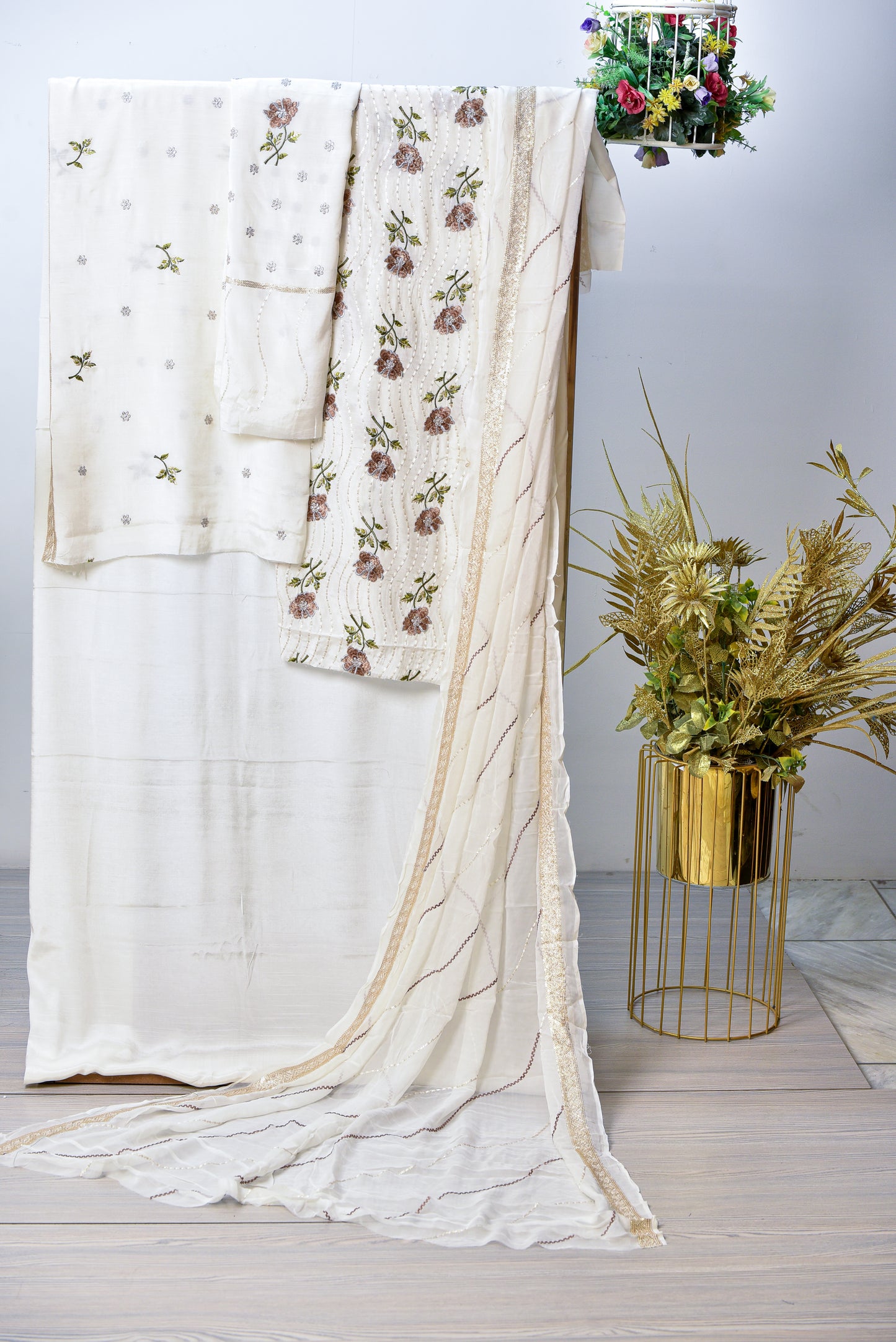 Mulaayam | Raw Silk Dupatta & Trouser