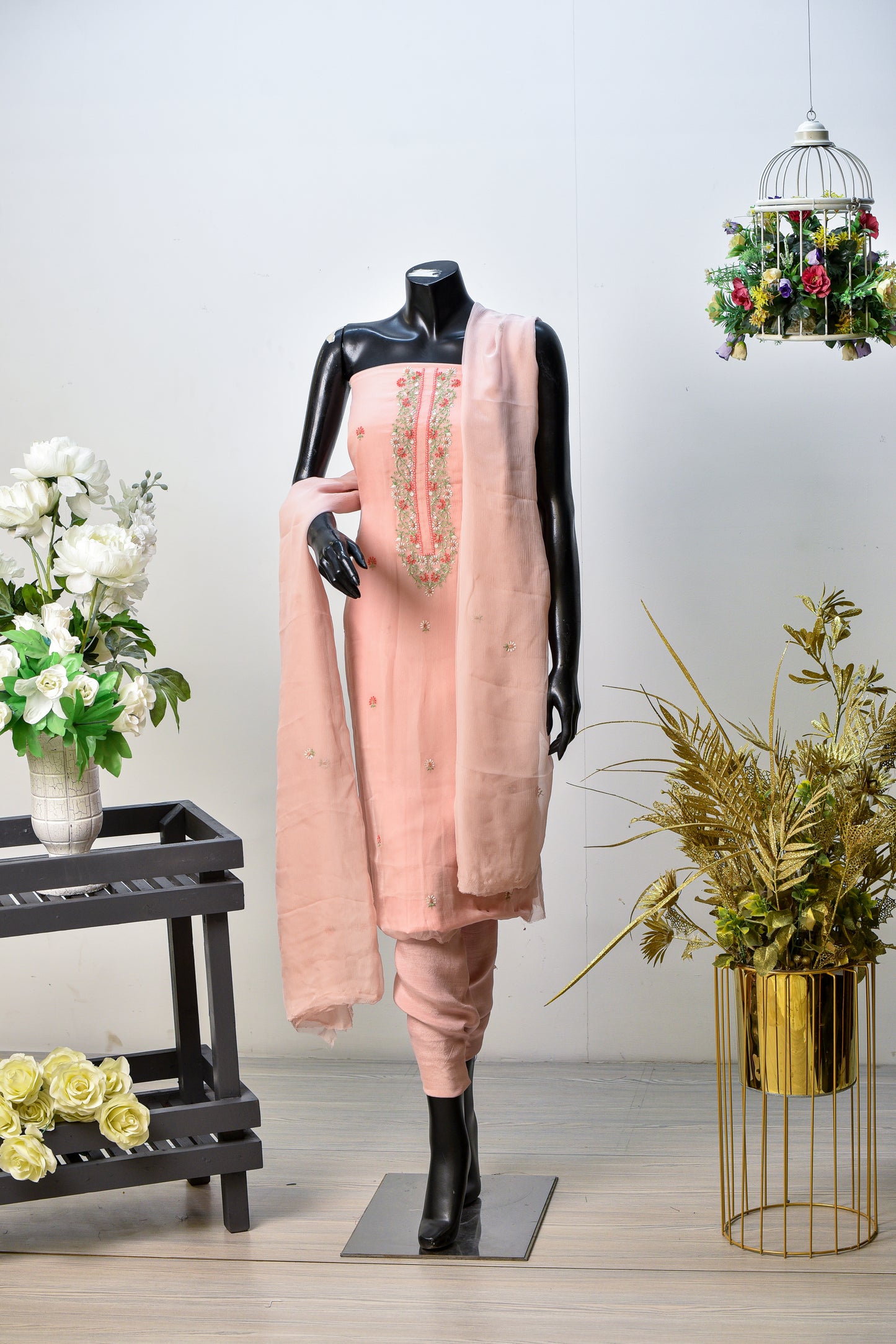 Reshmaar | Chiffon Resham & Chiffon Trouser