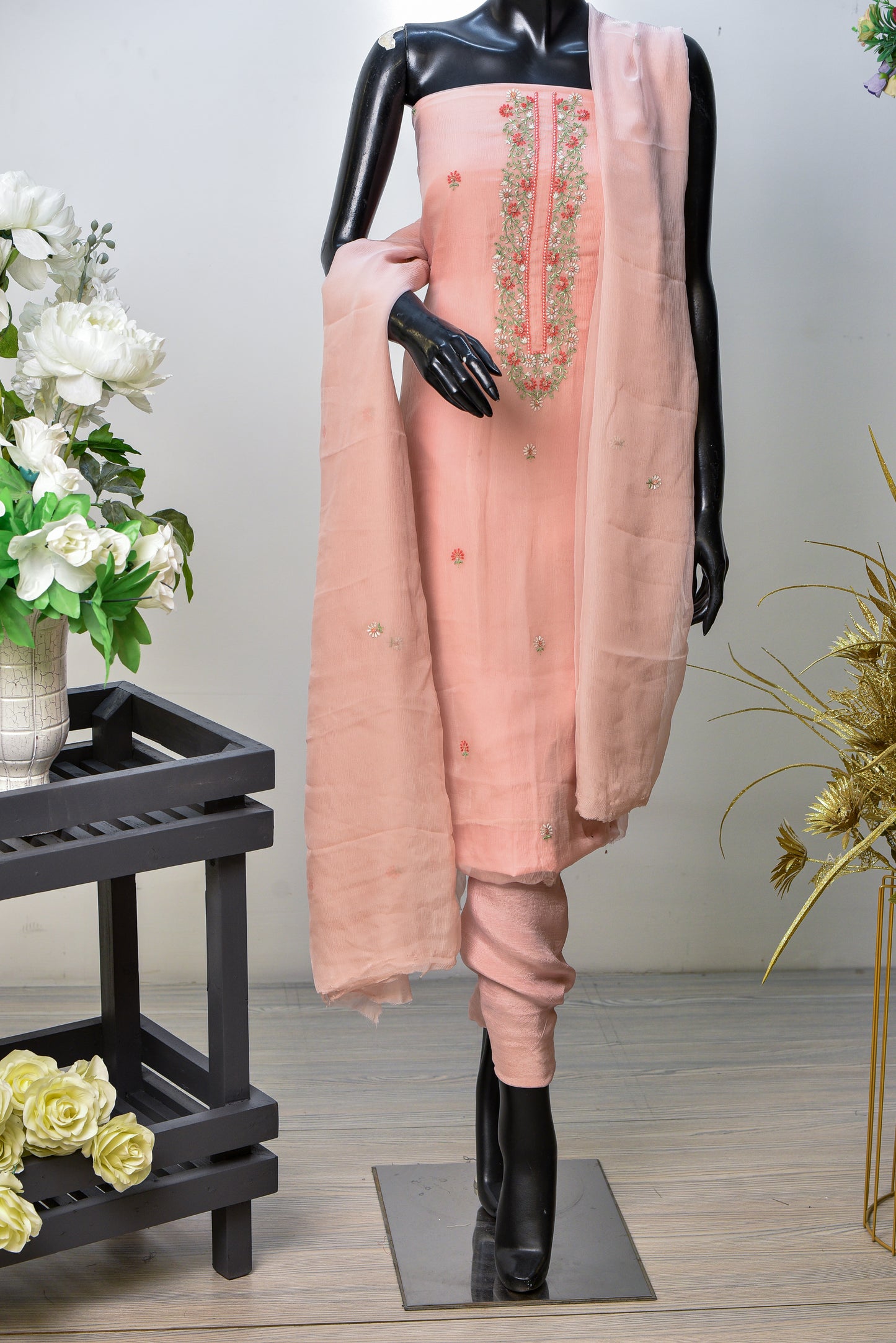 Reshmaar | Chiffon Resham & Chiffon Trouser
