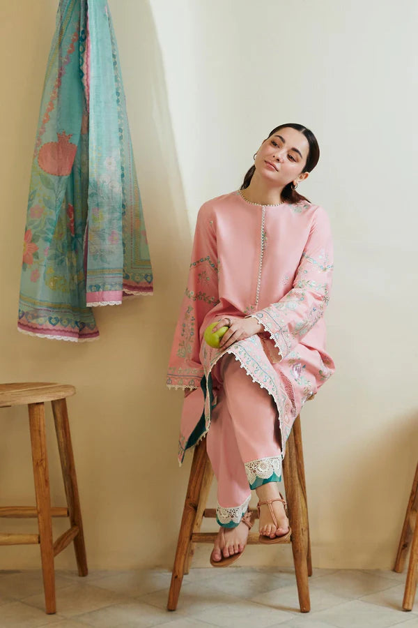 ZOYA-8A | Coco Lawn Unstitched 2024 | Zara Shahjahan