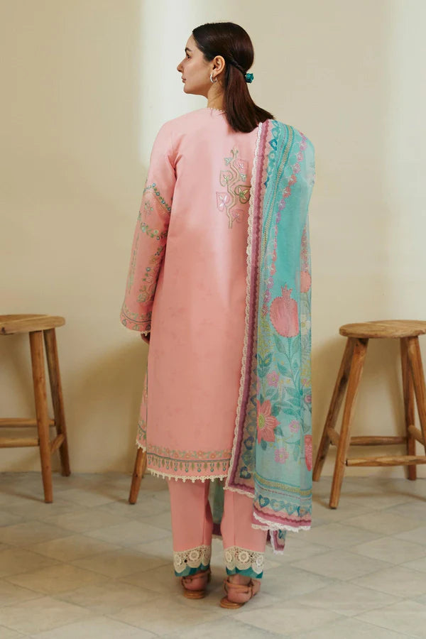ZOYA-8A | Coco Lawn Unstitched 2024 | Zara Shahjahan