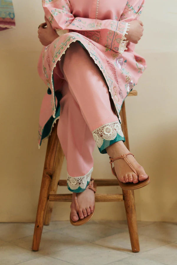 ZOYA-8A | Coco Lawn Unstitched 2024 | Zara Shahjahan