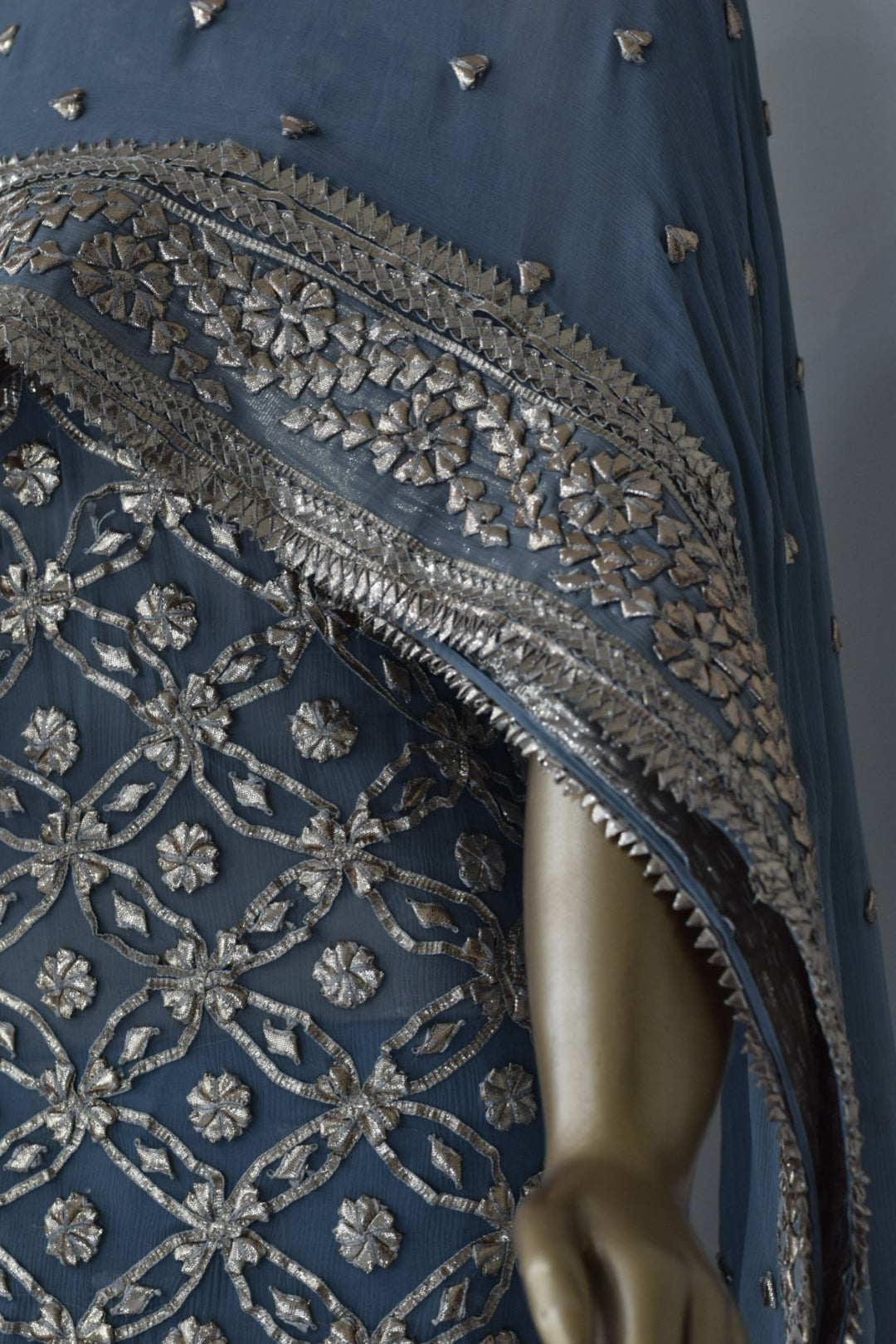 Sitara- Handwork | Gotta work | Chiffon Fabric