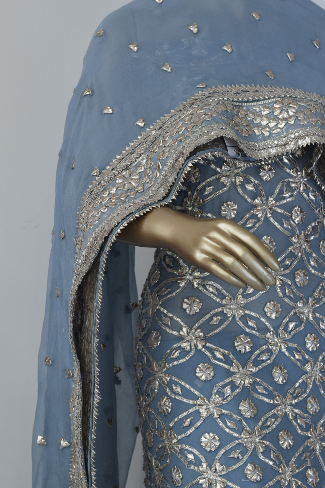 Sitara- Handwork | Gotta work | Chiffon Fabric