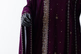 Sunehri Taar | Dabka Work Stone & Silk Matah Patti