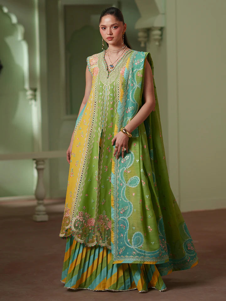 D-114-A | 3 PC Luxury Lawn