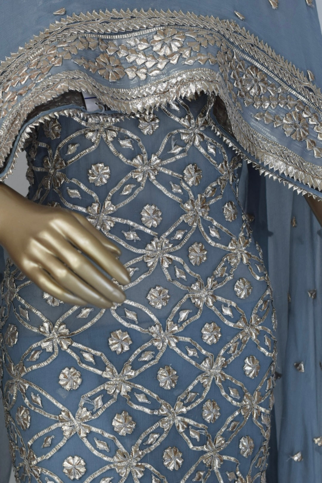 Sitara- Handwork | Gotta work | Chiffon Fabric