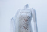 Mehak | Chiffon Brush Print & Stone Work