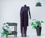 Zarbaft | Embose Silk With Kamdani Work