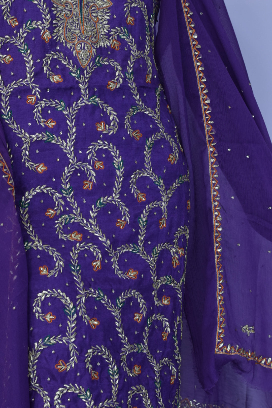 Roshna - Handwork | Gotta work | Chiffon Fabric