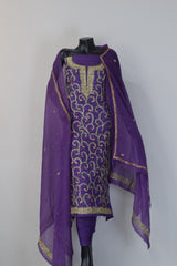 Roshna - Handwork | Gotta work | Chiffon Fabric