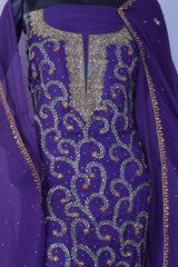 Roshna - Handwork | Gotta work | Chiffon Fabric