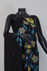 Zyra - Hand Painted | Kamdaani | Chiffon Fabric