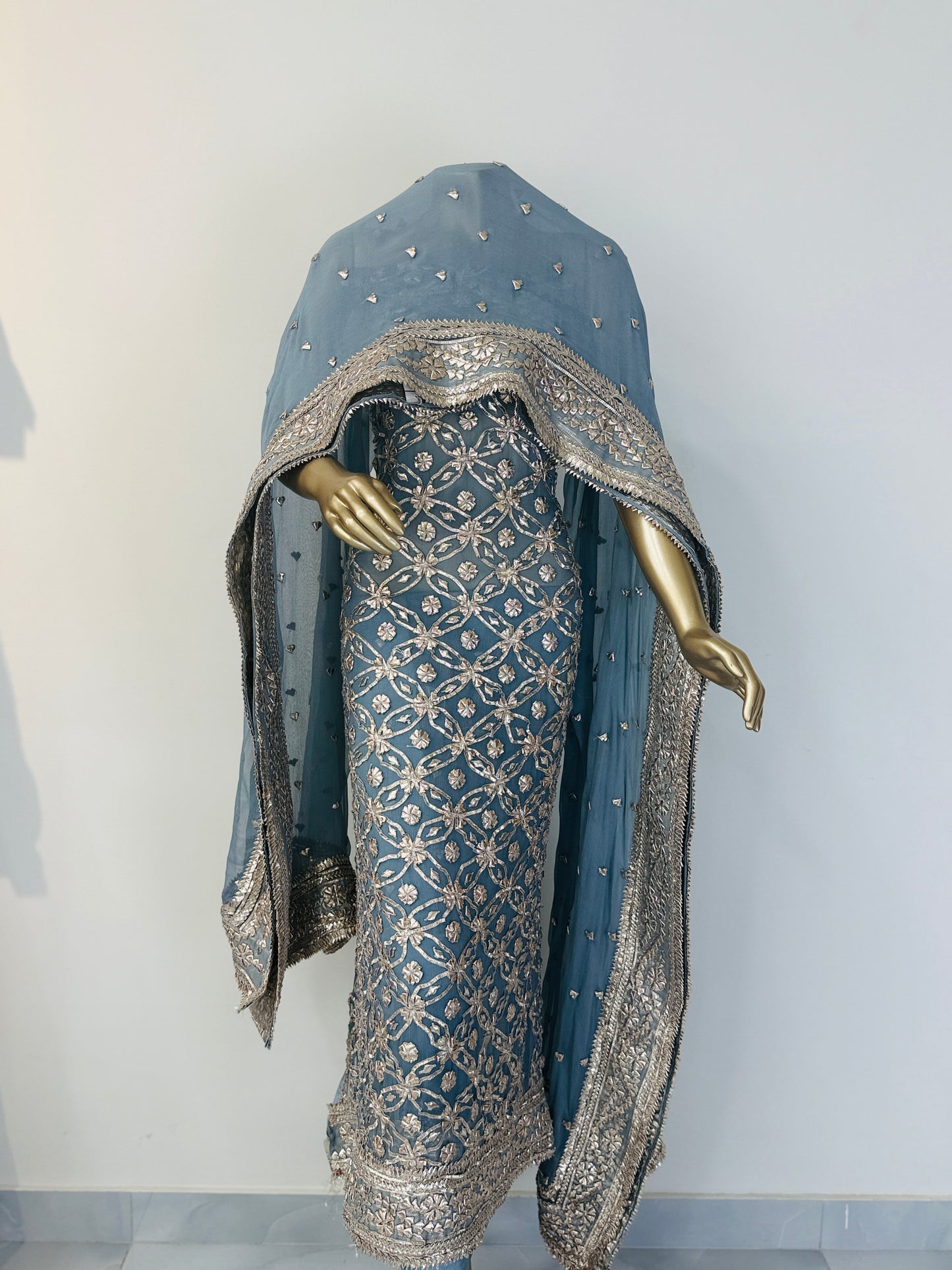 Sitara- Handwork | Gotta work | Chiffon Fabric