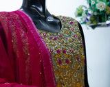 Fanoos | Net Kora & Resham Dupatta