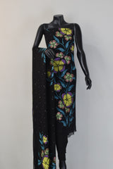 Zyra - Hand Painted | Kamdaani | Chiffon Fabric