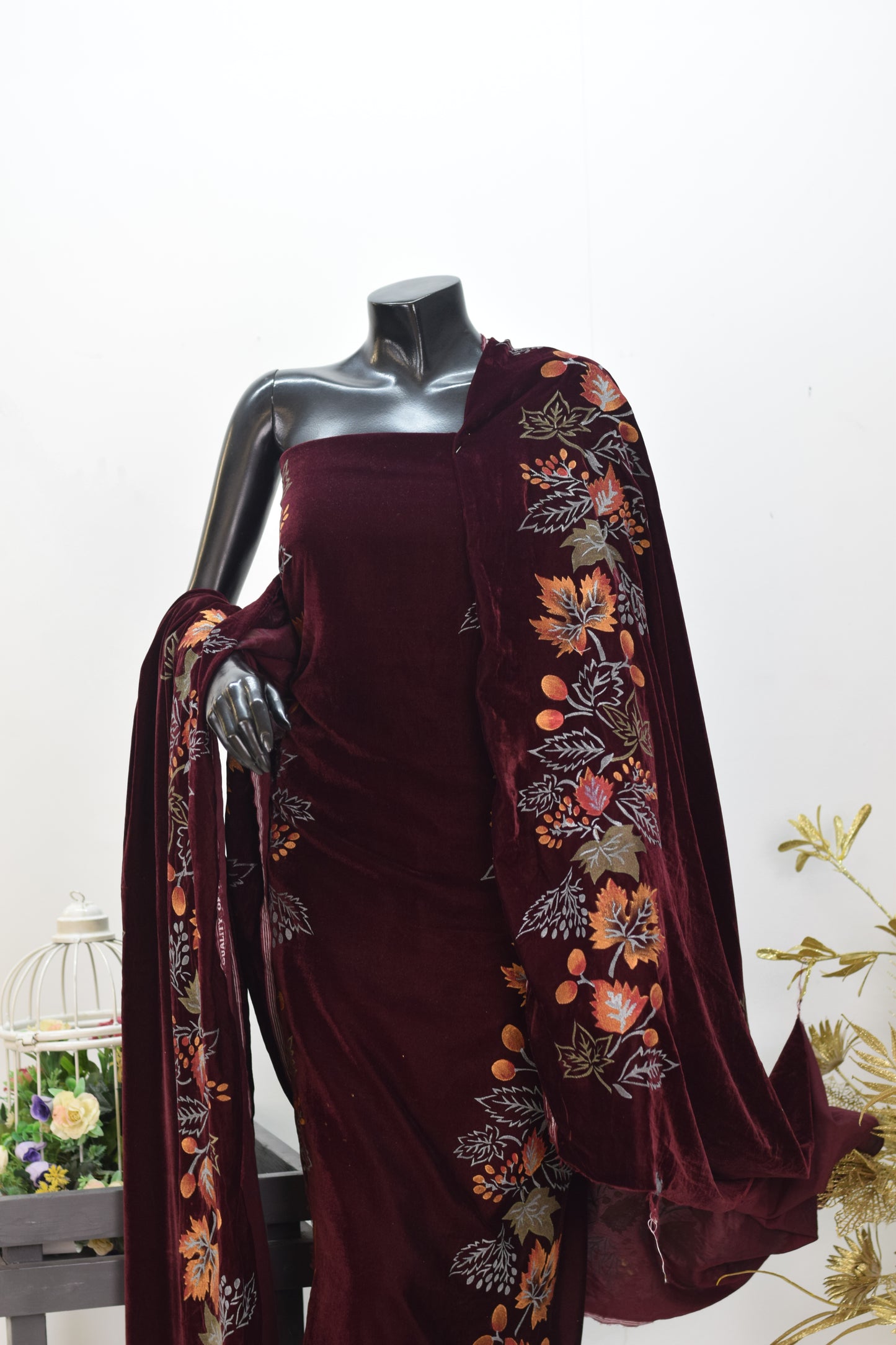 Portia velvet 3-piece suit