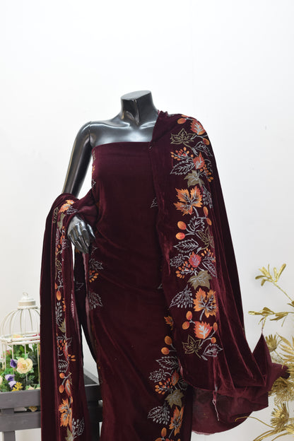 Portia velvet 3-piece suit
