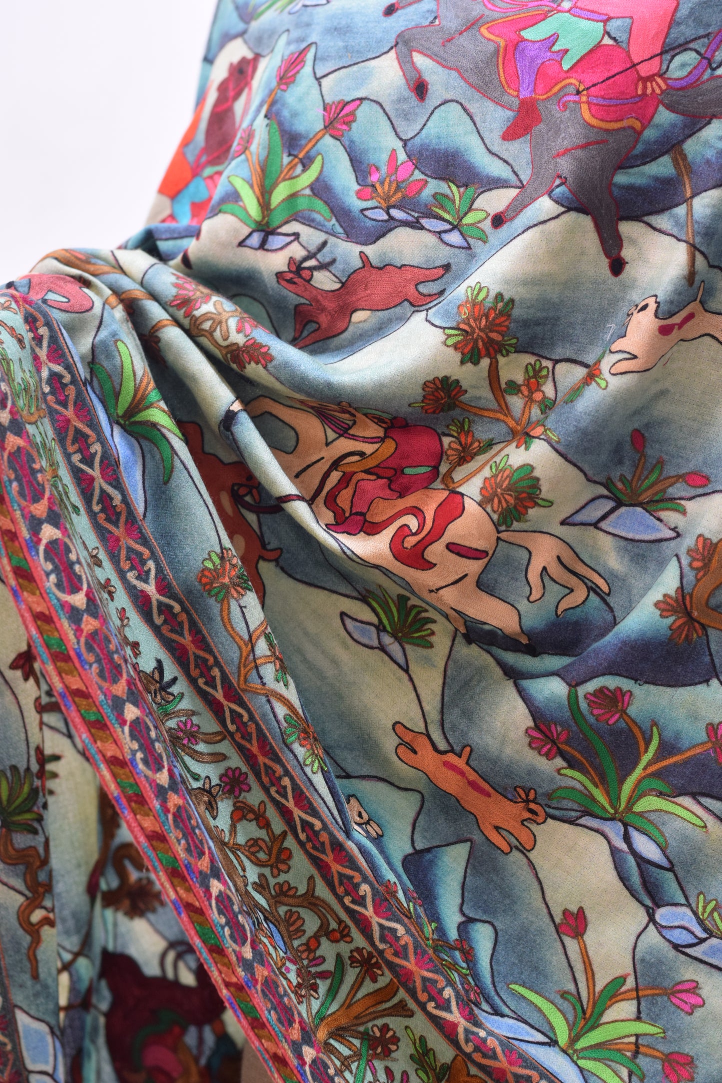 Kashmiri Pashmina Aar tanka