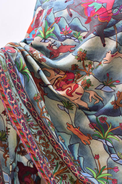 Kashmiri Pashmina Aar tanka