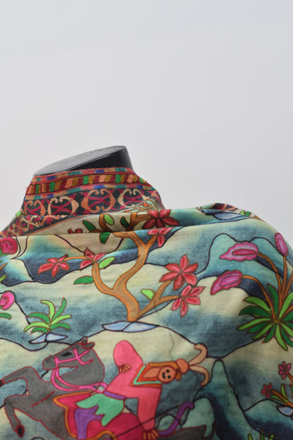 Kashmiri Pashmina Aar tanka