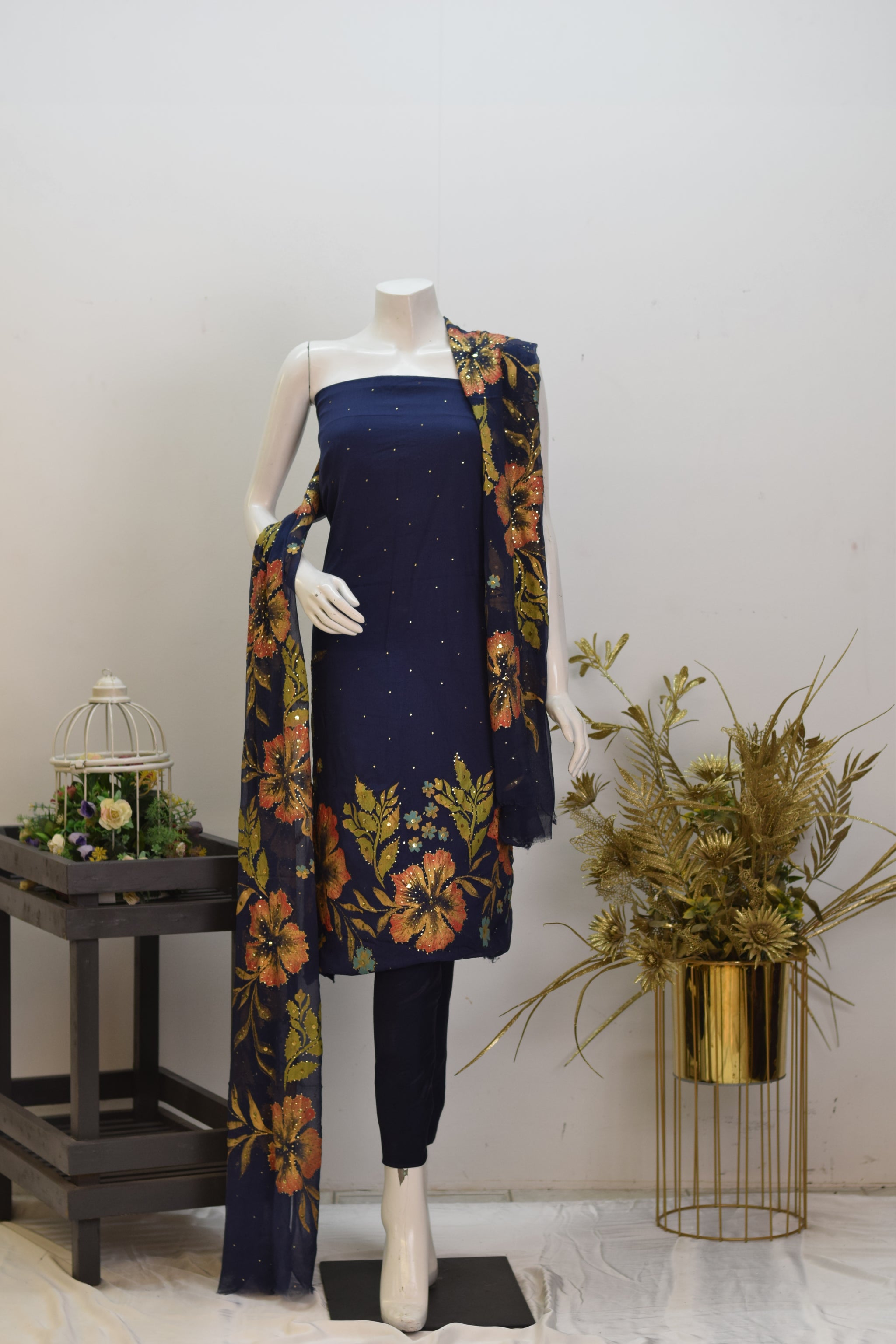 Chiffon Hand Work