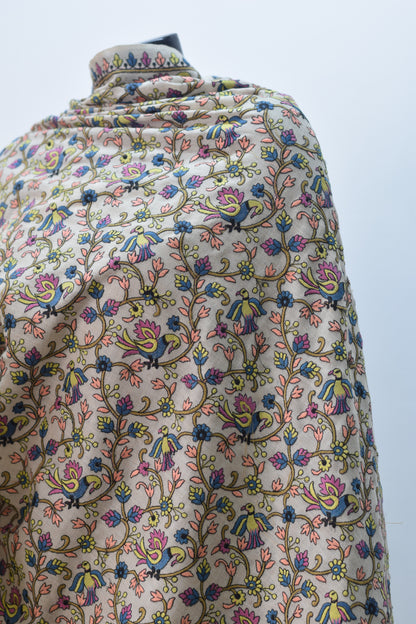 Pashmina Machine Jaal Embroidery