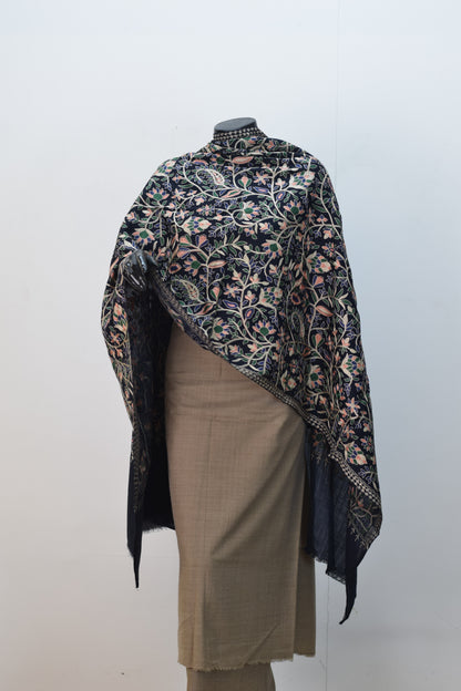 Pashmina Machine Embroidery