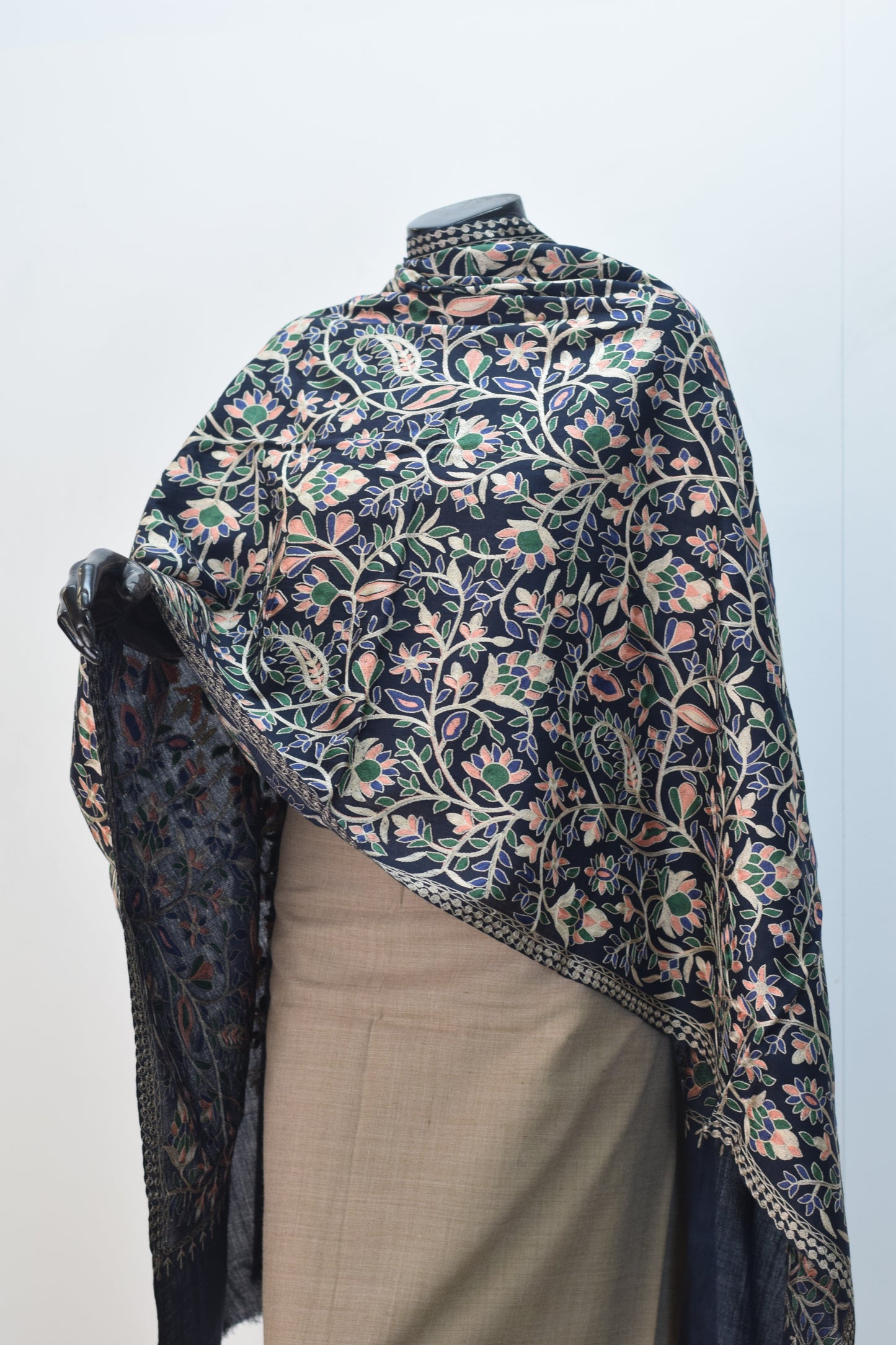 Pashmina Machine Embroidery