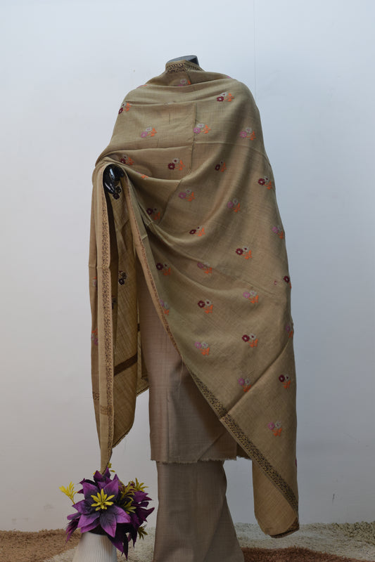 Pashmina Shawl Cross Stitch Embroidery