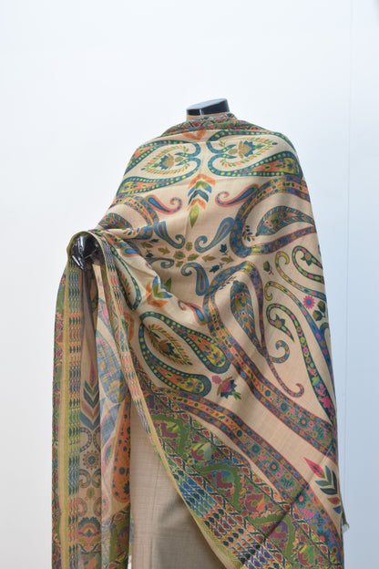 Pashmina Shawl Kalamkaar Print