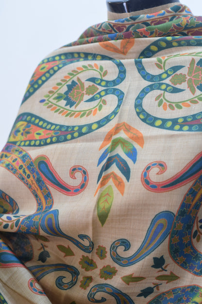 Pashmina Shawl Kalamkaar Print