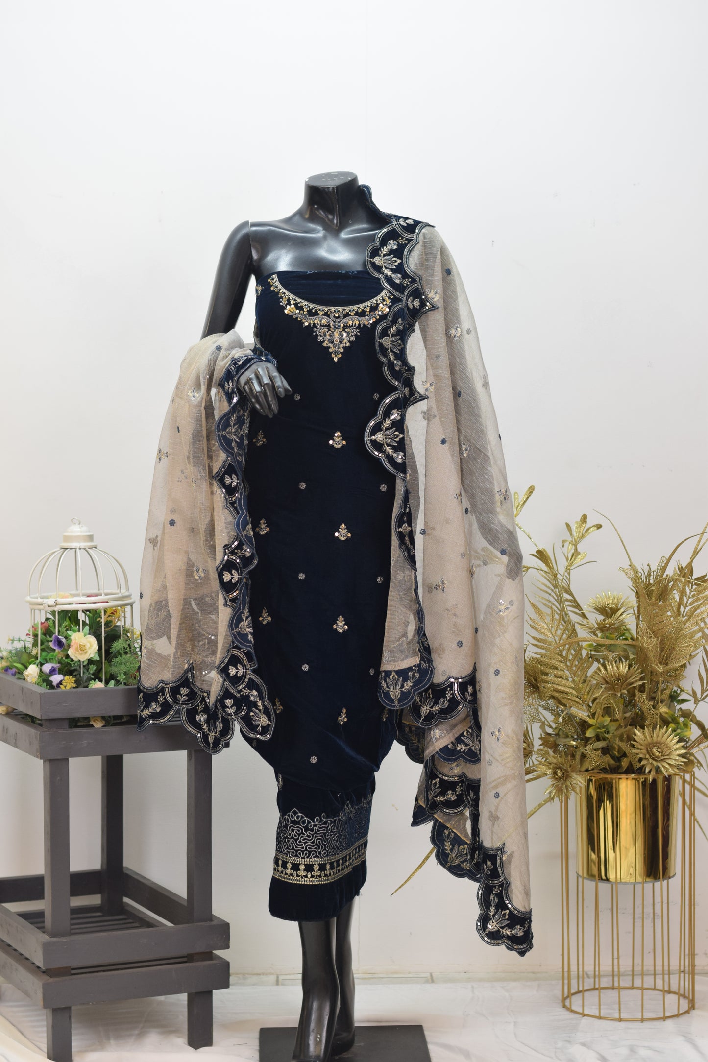 Portia Velvet  3-piece suit
