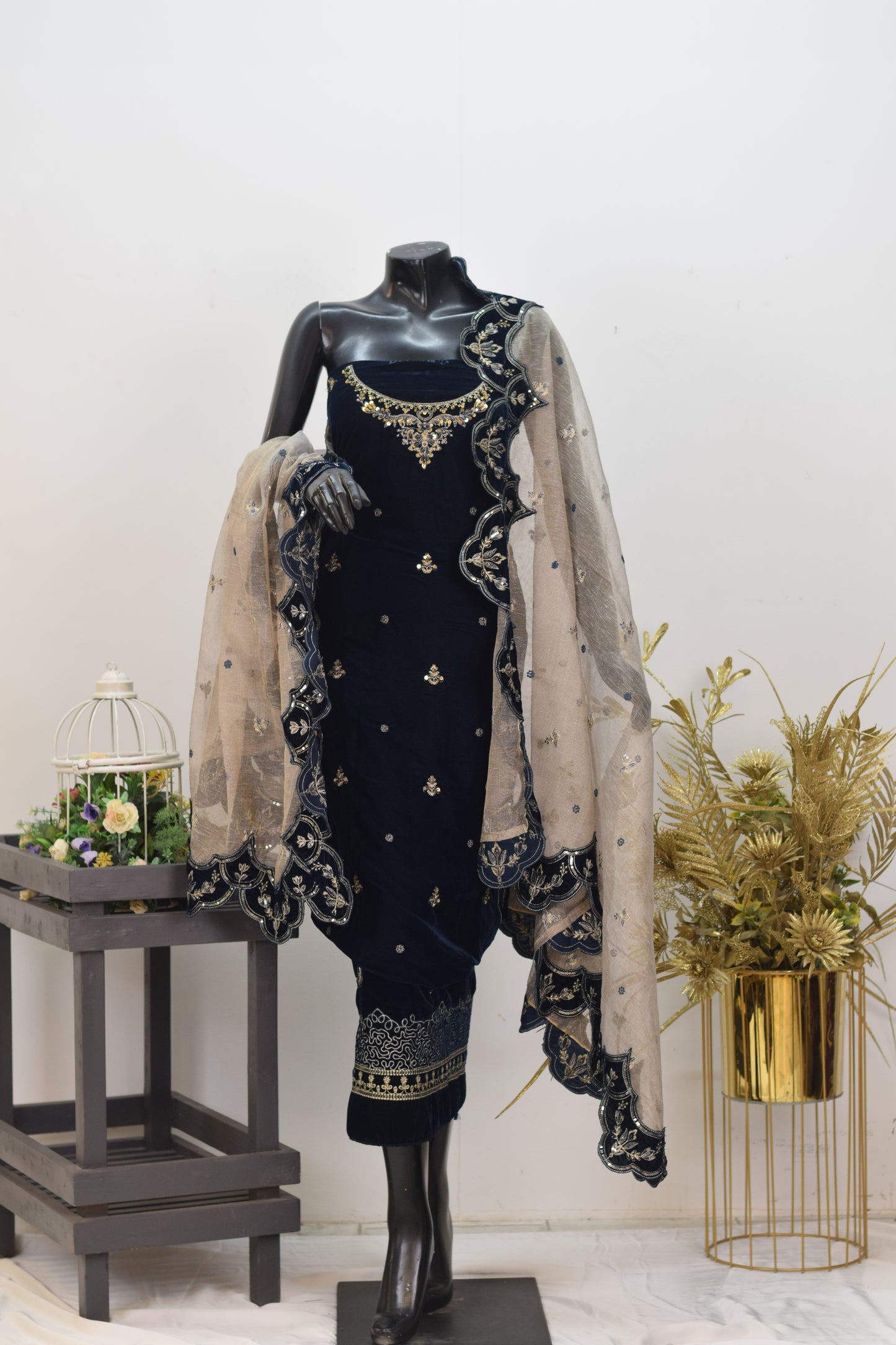 Portia Velvet  3-piece suit