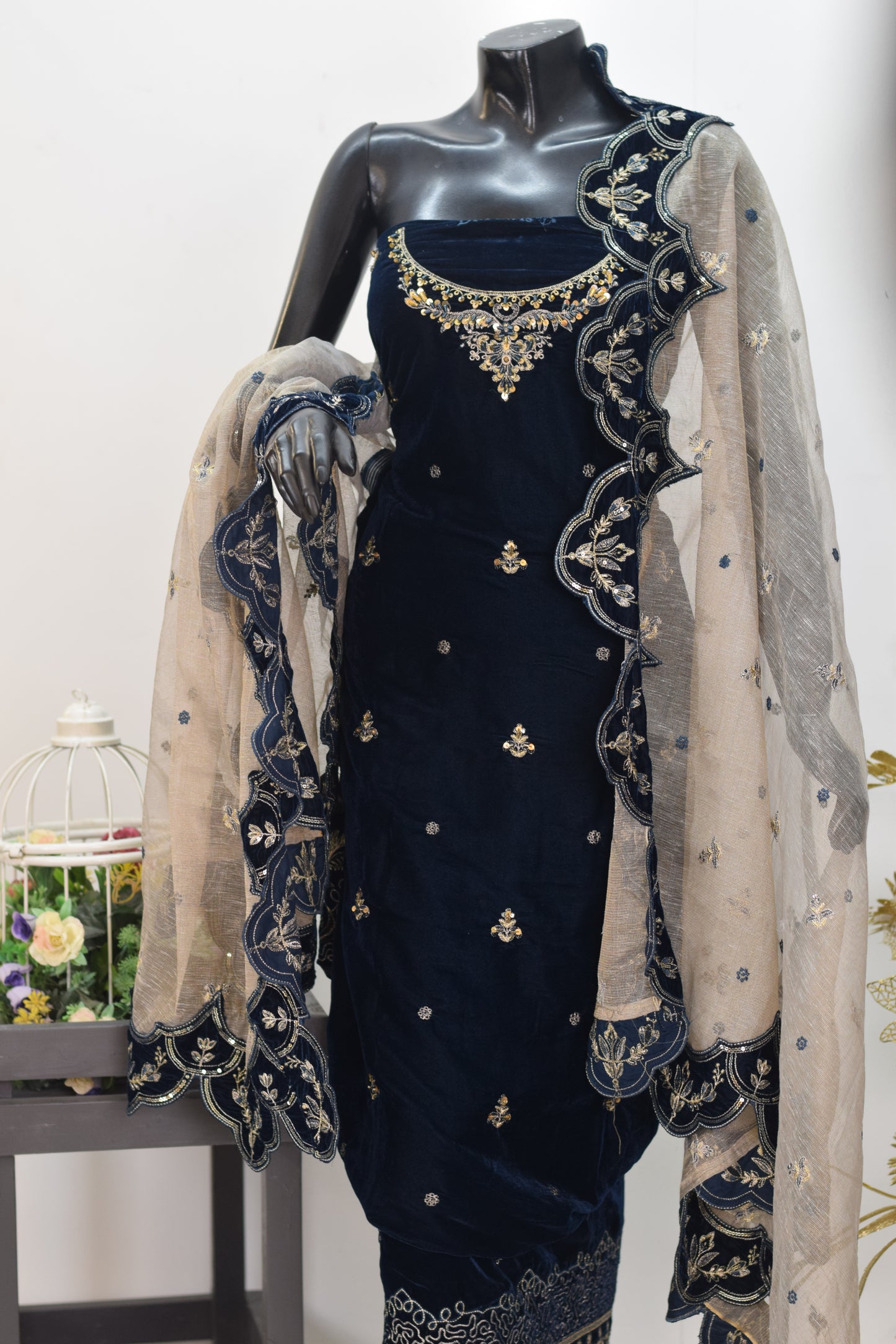 Portia Velvet  3-piece suit