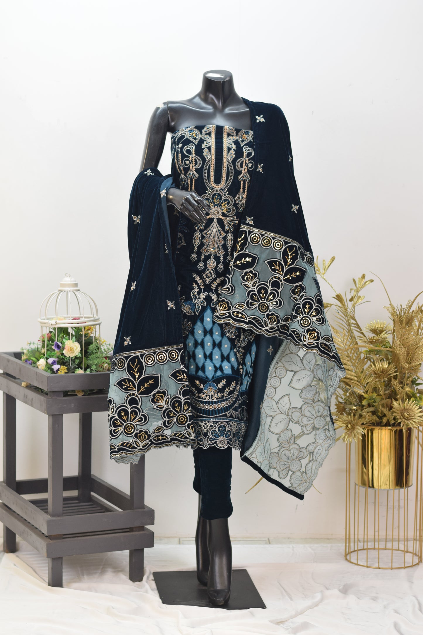 Portia Velvet 3-piece suit