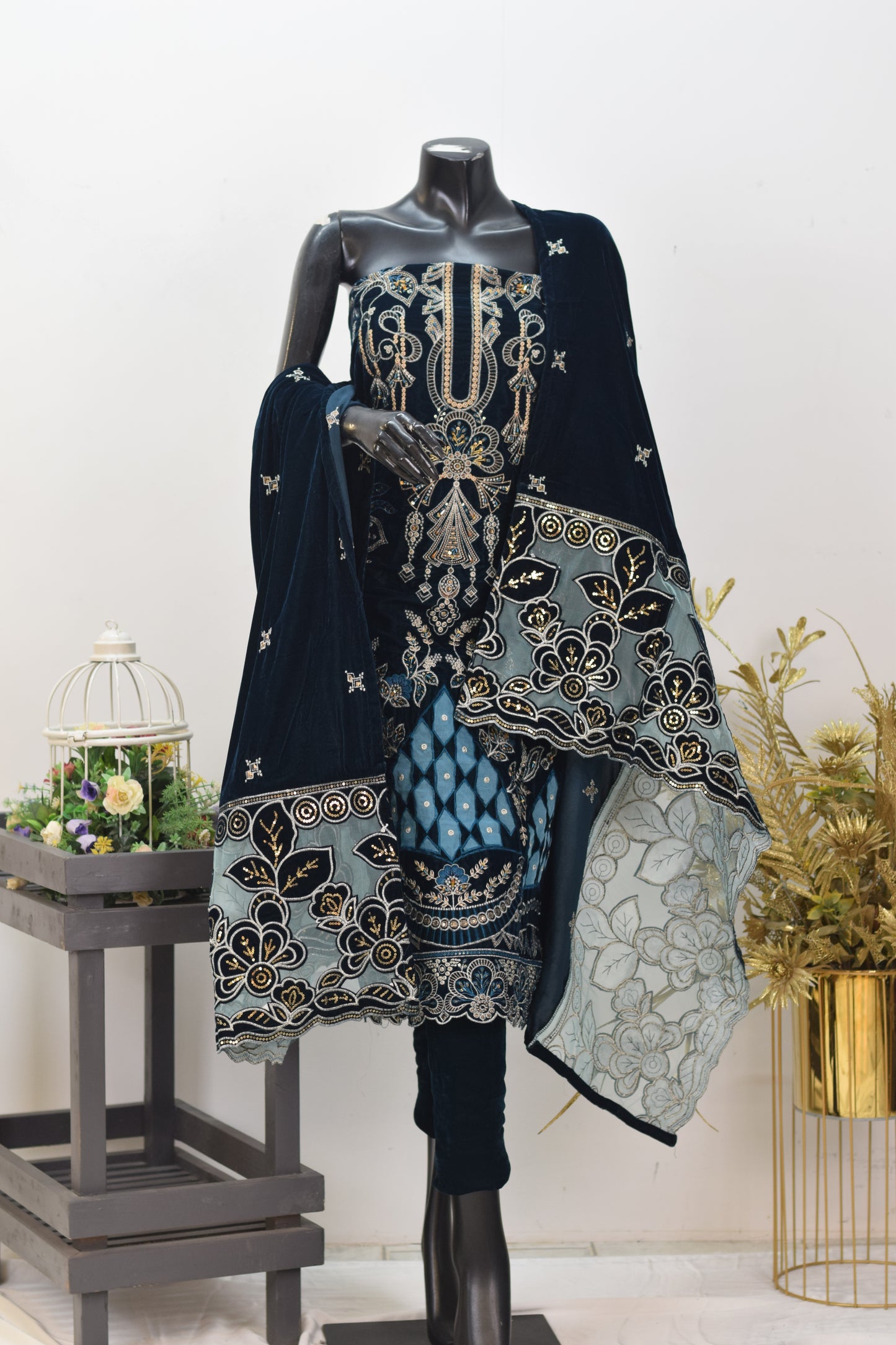 Portia Velvet 3-piece suit