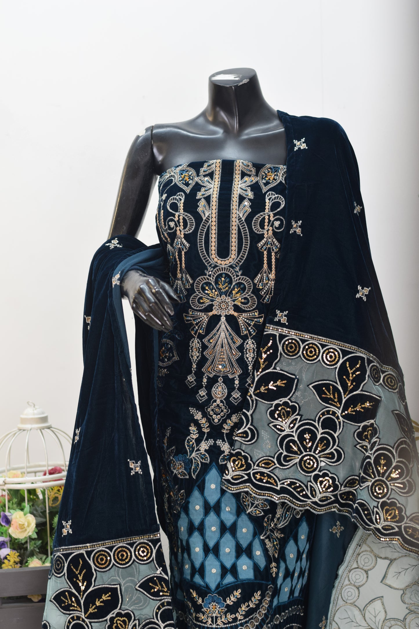 Portia Velvet 3-piece suit