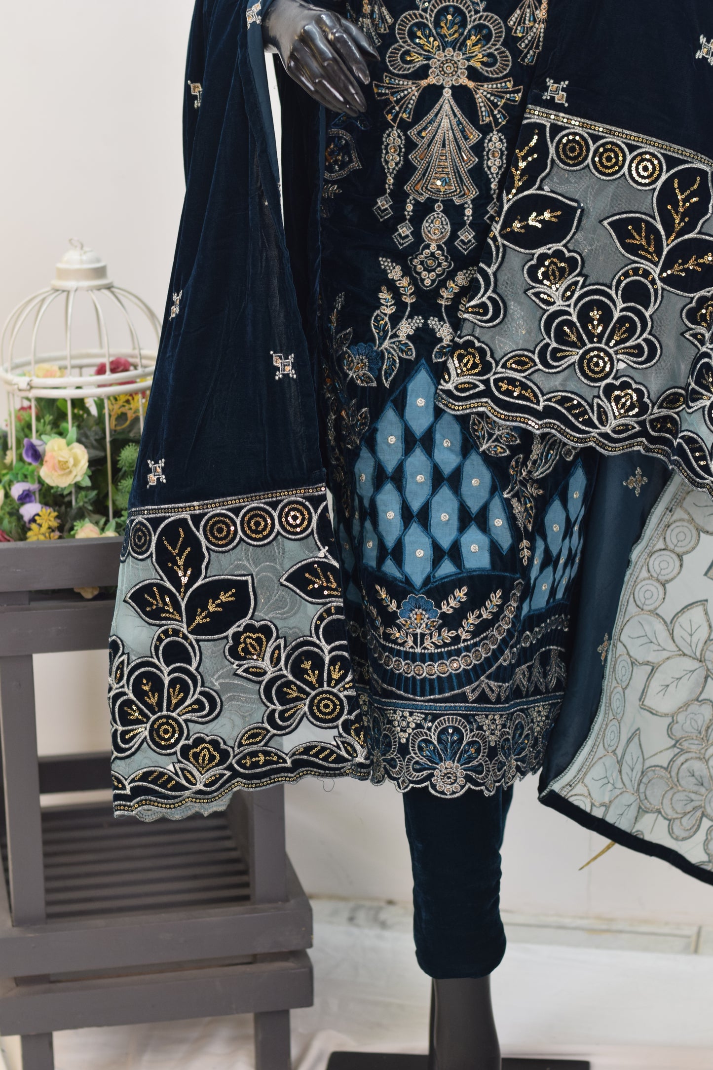 Portia Velvet 3-piece suit