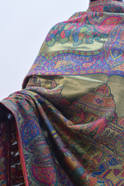 Pure Pashmina Moonlight Kaani