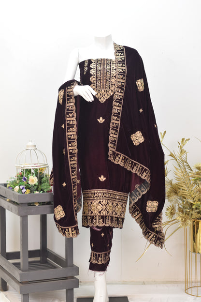 Portia Velvet 3-piece suit