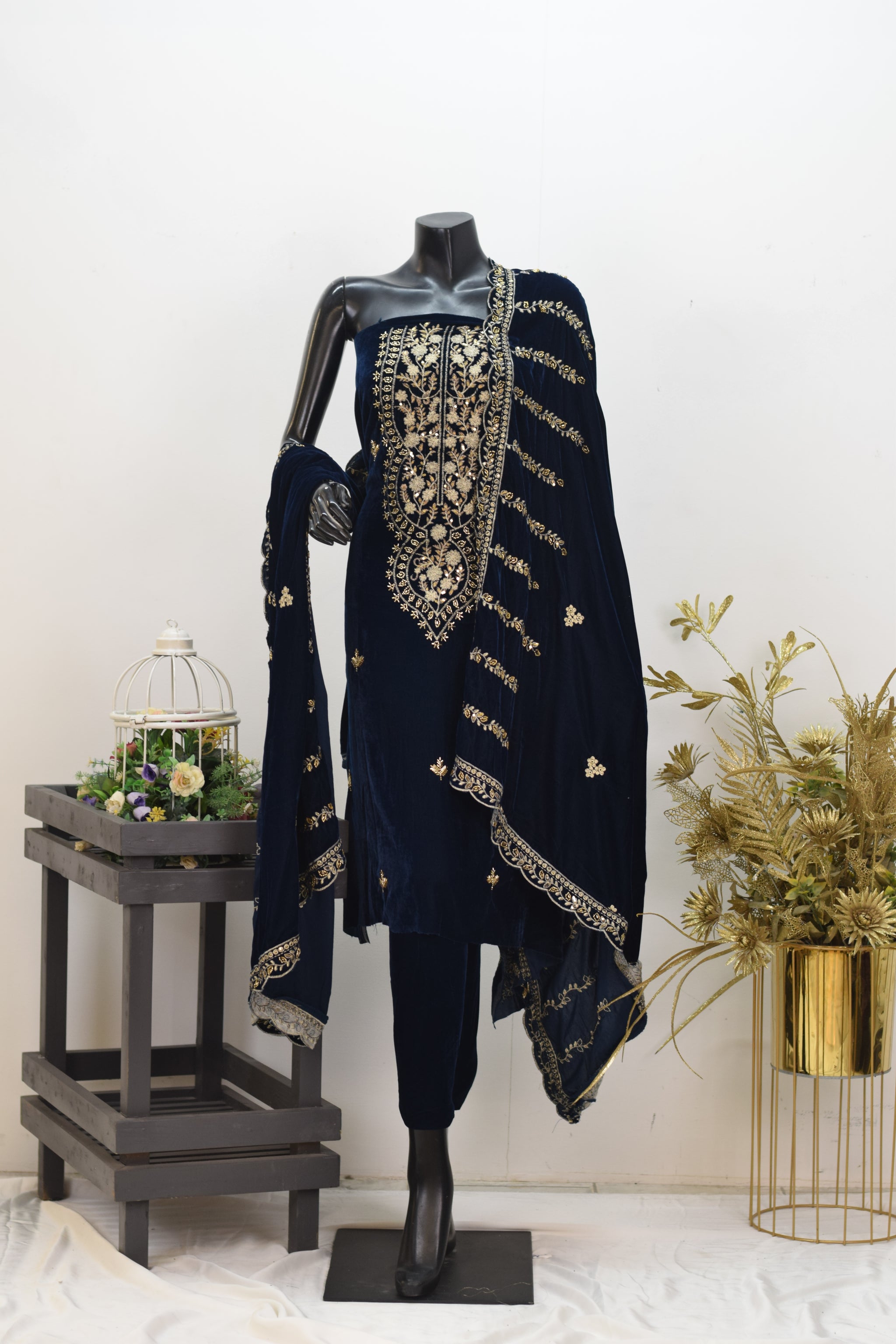 Portia Velvet  3-piece suit