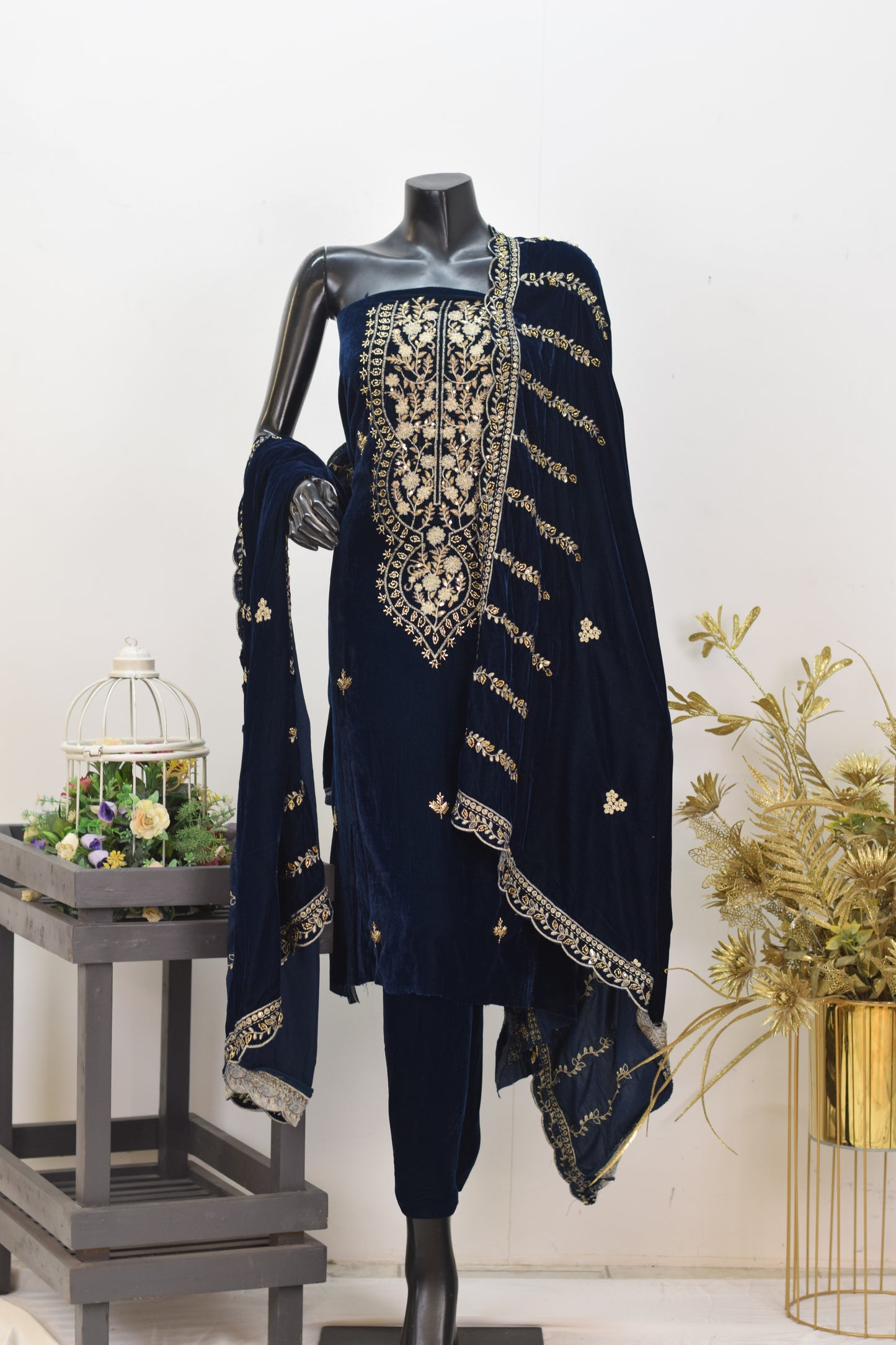 Portia Velvet  3-piece suit