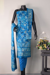 Swiss Batiq Printed 3-Piece Suit