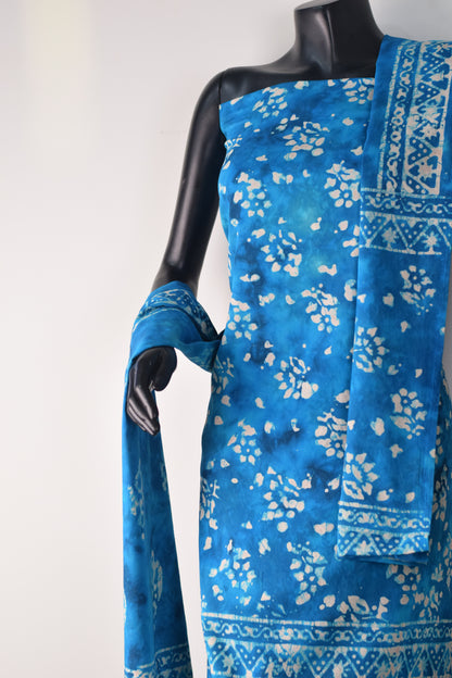 Swiss Batiq Printed 3-Piece Suit