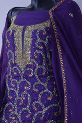 Roshna - Handwork | Gotta work | Chiffon Fabric
