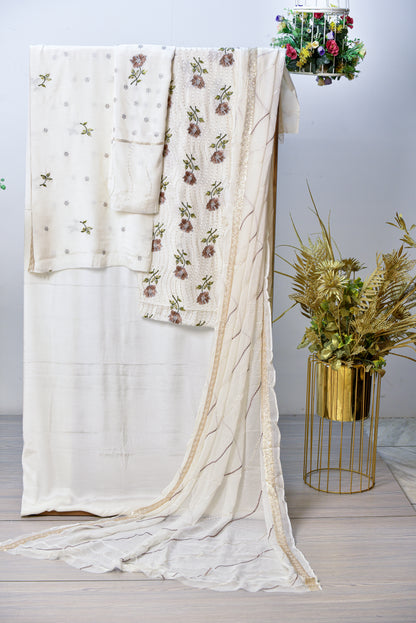 Mulaayam | Raw Silk Dupatta & Trouser